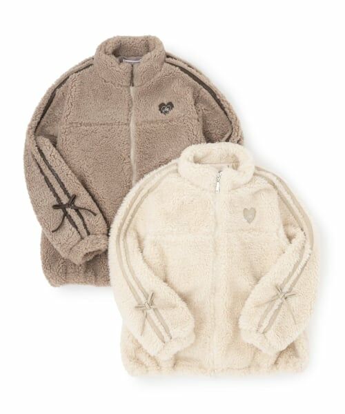 mezzo piano junior / メゾピアノジュニア ブルゾン | もふもふボアブルゾン | 詳細10