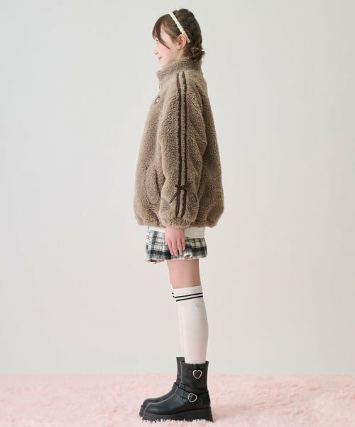 mezzo piano junior / メゾピアノジュニア ブルゾン | もふもふボアブルゾン | 詳細13