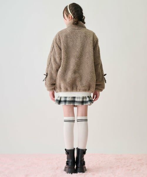 mezzo piano junior / メゾピアノジュニア ブルゾン | もふもふボアブルゾン | 詳細14