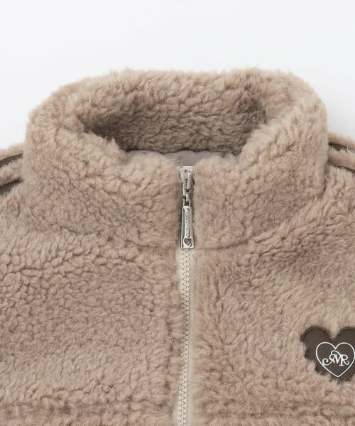 mezzo piano junior / メゾピアノジュニア ブルゾン | もふもふボアブルゾン | 詳細2