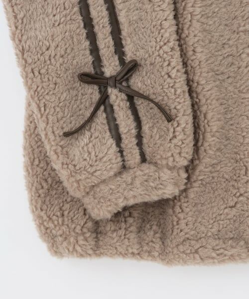 mezzo piano junior / メゾピアノジュニア ブルゾン | もふもふボアブルゾン | 詳細6