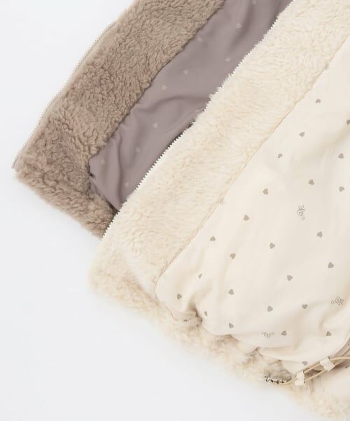 mezzo piano junior / メゾピアノジュニア ブルゾン | もふもふボアブルゾン | 詳細7