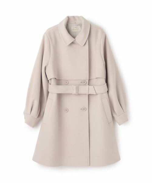 mezzo piano junior / メゾピアノジュニア その他アウター | フェイクファー衿つきミドルコート | 詳細2