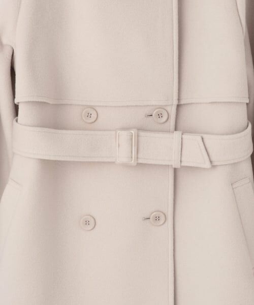 mezzo piano junior / メゾピアノジュニア その他アウター | フェイクファー衿つきミドルコート | 詳細7