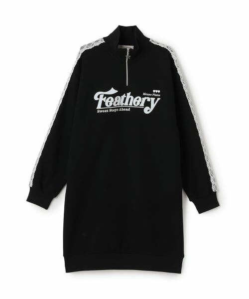 mezzo piano junior / メゾピアノジュニア ミニ丈・ひざ丈ワンピース | ハーフジップワンピース | 詳細12