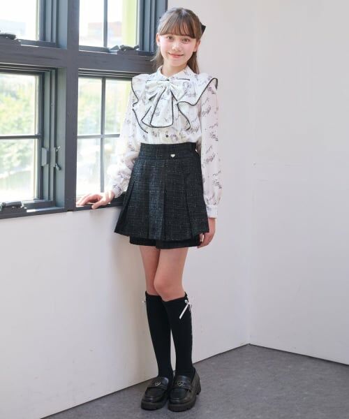 mezzo piano junior / メゾピアノジュニア ソックス | 音符＆リボンハイソックス♪ | 詳細14