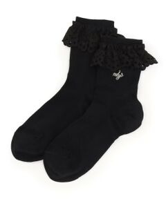 mezzo piano junior / メゾピアノジュニア ソックス | レースフリルソックス♪