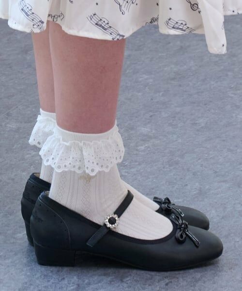 mezzo piano junior / メゾピアノジュニア ソックス | レースフリルソックス♪ | 詳細5