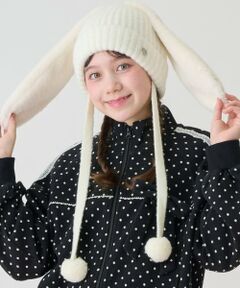 mezzo piano junior / メゾピアノジュニア ニットキャップ | うさ耳ニット帽