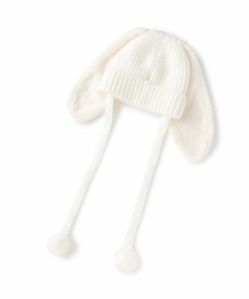 mezzo piano junior / メゾピアノジュニア ニットキャップ | うさ耳ニット帽 | 詳細3