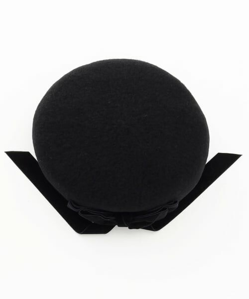 mezzo piano junior / メゾピアノジュニア ハンチング・キャスケット・ベレー帽 | ベロアリボンベレー帽 | 詳細4