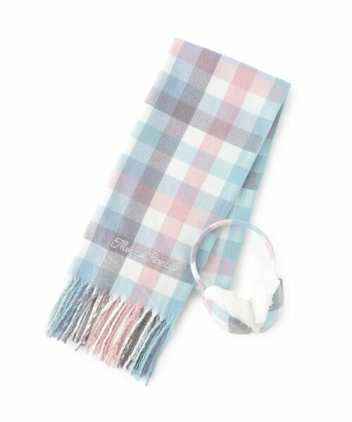 mezzo piano junior / メゾピアノジュニア マフラー・ショール・スヌード・ストール | イヤマフ＆マフラーセット（マルチ）