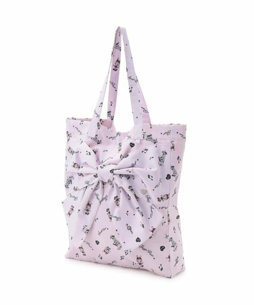 mezzo piano junior / メゾピアノジュニア トートバッグ | 発表会ベリエちゃん柄 BIGリボントート♪（ピンク）