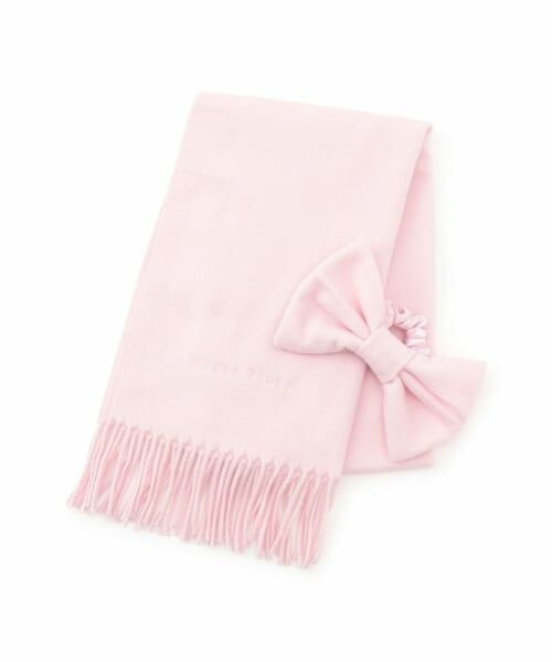 mezzo piano junior / メゾピアノジュニア マフラー・ショール・スヌード・ストール | リボンシュシュつきマフラー | 詳細5