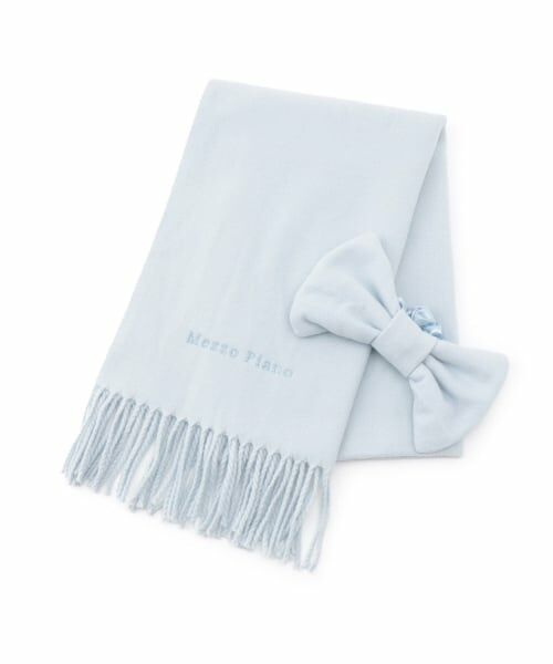 mezzo piano junior / メゾピアノジュニア マフラー・ショール・スヌード・ストール | リボンシュシュつきマフラー | 詳細6