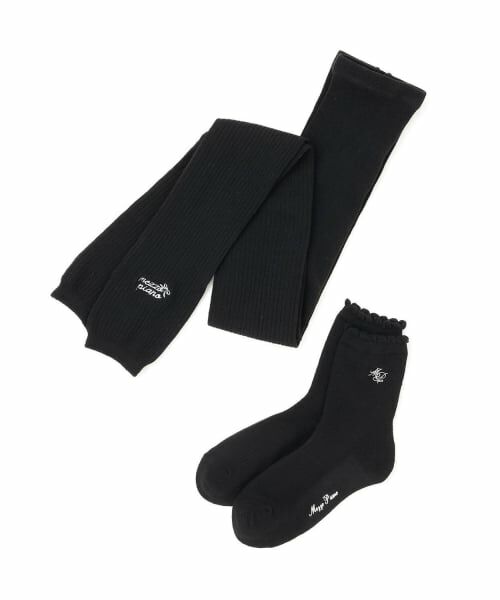 mezzo piano junior / メゾピアノジュニア ストッキング・タイツ・その他 | 3WAYタイツ（黒）