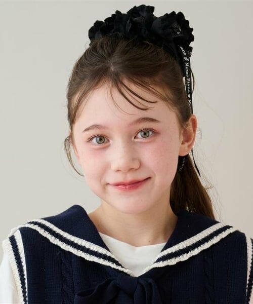 mezzo piano junior / メゾピアノジュニア ヘアゴム・シュシュ | 音符シリーズシュシュ♪（黒）