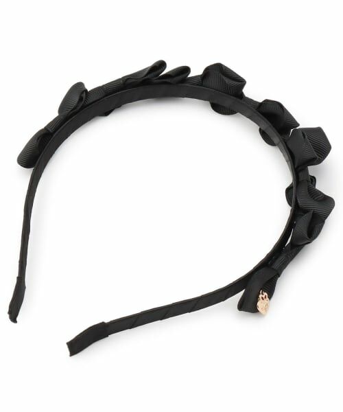 mezzo piano junior / メゾピアノジュニア カチューシャ・カチューム・その他 | リボン＆リボンカチューシャ♪（黒）