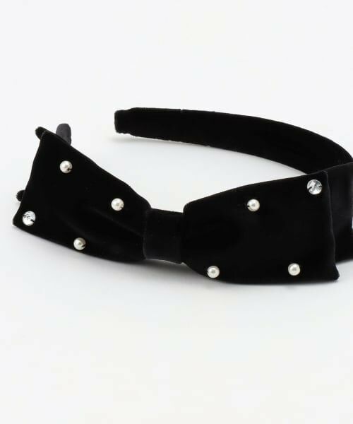 mezzo piano junior / メゾピアノジュニア カチューシャ・カチューム・その他 | リボン＆パールカチューシャ♪ | 詳細1