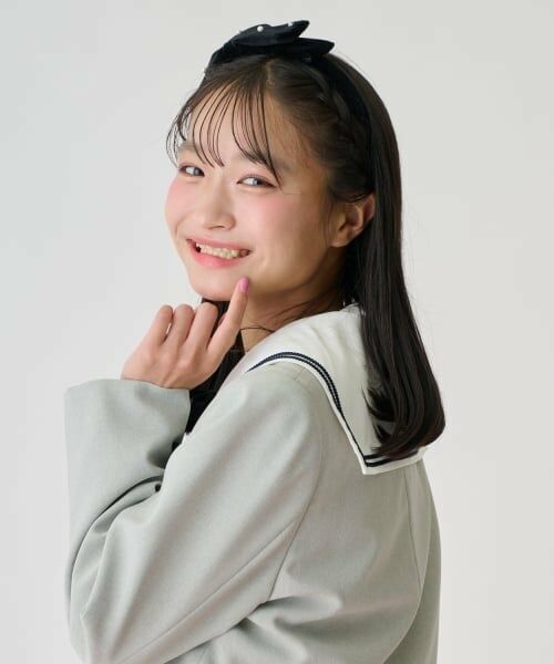 mezzo piano junior / メゾピアノジュニア カチューシャ・カチューム・その他 | リボン＆パールカチューシャ♪ | 詳細8