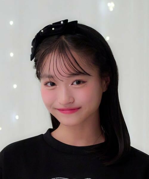 mezzo piano junior / メゾピアノジュニア カチューシャ・カチューム・その他 | リボン＆パールカチューシャ♪（黒）