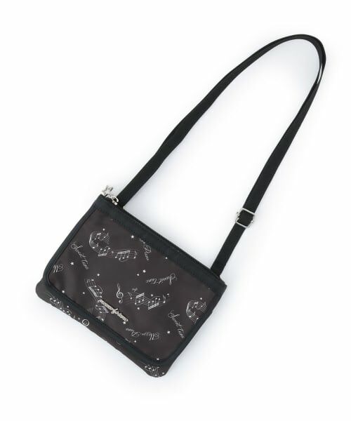 mezzo piano junior / メゾピアノジュニア ショルダーバッグ | サコッシュ♪（School対応）（黒）