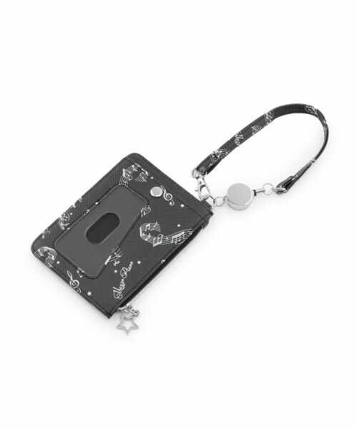 mezzo piano junior / メゾピアノジュニア カードケース・名刺入れ・定期入れ | 音符総柄パスケース♪ | 詳細1