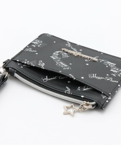 mezzo piano junior / メゾピアノジュニア カードケース・名刺入れ・定期入れ | 音符総柄パスケース♪ | 詳細5