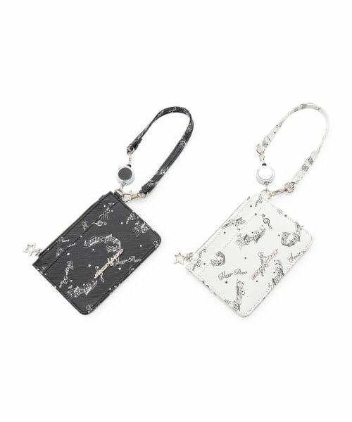 mezzo piano junior / メゾピアノジュニア カードケース・名刺入れ・定期入れ | 音符総柄パスケース♪ | 詳細7