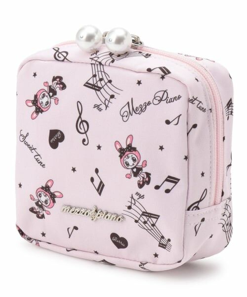 mezzo piano junior / メゾピアノジュニア ポーチ | 発表会ベリエちゃん柄ポーチ♪（ピンク）