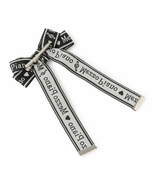 mezzo piano junior / メゾピアノジュニア ヘアピン | 音符ロゴジャカードリボンクリップ♪ | 詳細1