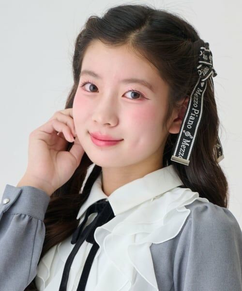 mezzo piano junior / メゾピアノジュニア ヘアピン | 音符ロゴジャカードリボンクリップ♪ | 詳細10