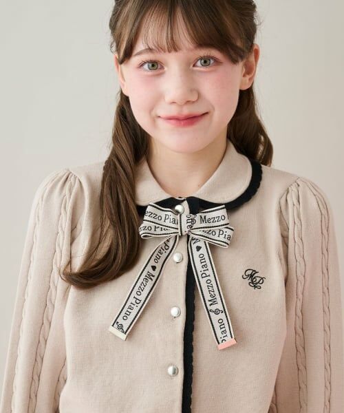 mezzo piano junior / メゾピアノジュニア ヘアピン | 音符ロゴジャカードリボンクリップ♪ | 詳細11