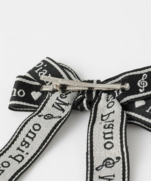 mezzo piano junior / メゾピアノジュニア ヘアピン | 音符ロゴジャカードリボンクリップ♪ | 詳細2