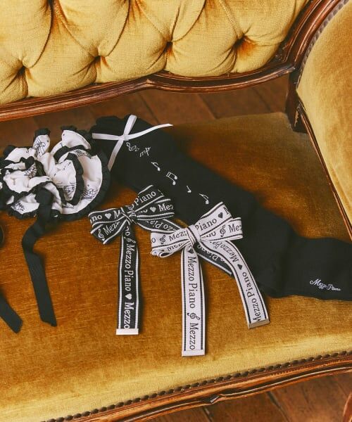 mezzo piano junior / メゾピアノジュニア ヘアピン | 音符ロゴジャカードリボンクリップ♪ | 詳細4