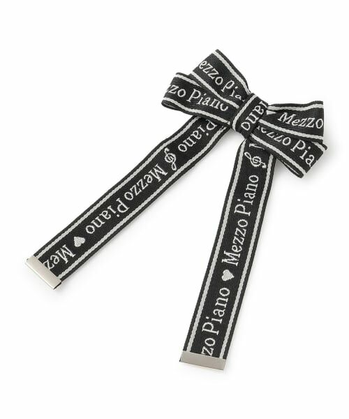 mezzo piano junior / メゾピアノジュニア ヘアピン | 音符ロゴジャカードリボンクリップ♪ | 詳細6