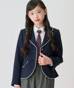 mezzo piano junior / メゾピアノジュニア テーラードジャケット | パイピングジャケット