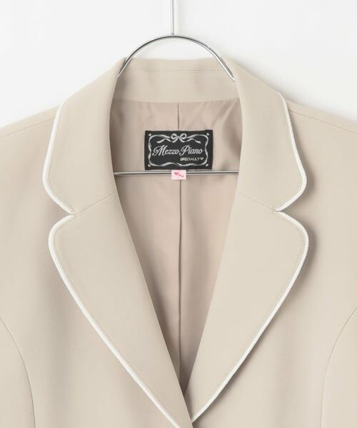 mezzo piano junior / メゾピアノジュニア テーラードジャケット | パイピングジャケット | 詳細2