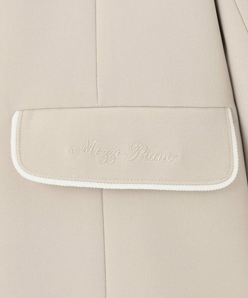 mezzo piano junior / メゾピアノジュニア テーラードジャケット | パイピングジャケット | 詳細4