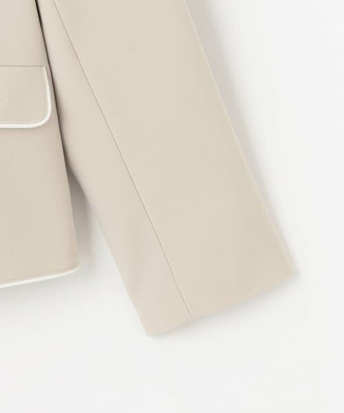 mezzo piano junior / メゾピアノジュニア テーラードジャケット | パイピングジャケット | 詳細5