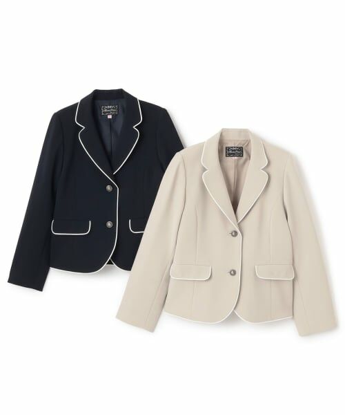 mezzo piano junior / メゾピアノジュニア テーラードジャケット | パイピングジャケット | 詳細9