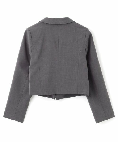 mezzo piano junior / メゾピアノジュニア テーラードジャケット | Wボタンショートジャケット | 詳細1