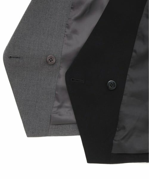 mezzo piano junior / メゾピアノジュニア テーラードジャケット | Wボタンショートジャケット | 詳細10