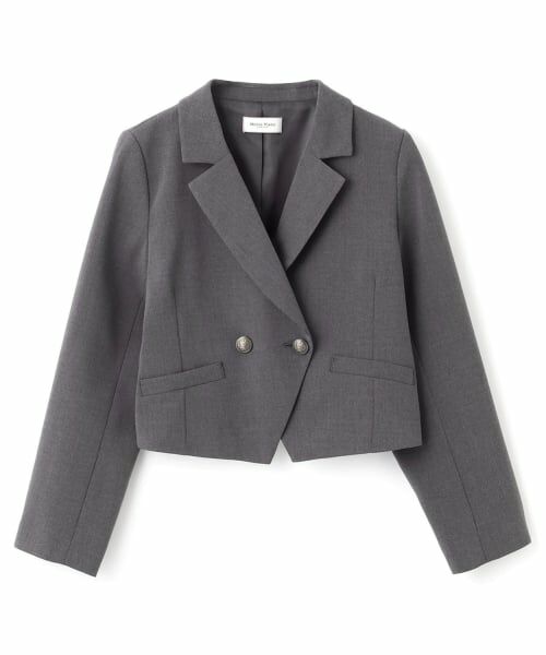 mezzo piano junior / メゾピアノジュニア テーラードジャケット | Wボタンショートジャケット | 詳細11