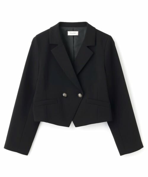 mezzo piano junior / メゾピアノジュニア テーラードジャケット | Wボタンショートジャケット | 詳細12