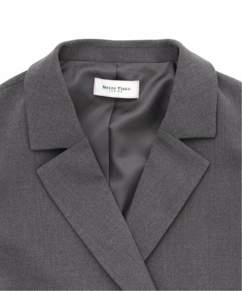mezzo piano junior / メゾピアノジュニア テーラードジャケット | Wボタンショートジャケット | 詳細2