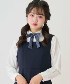 mezzo piano junior / メゾピアノジュニア シャツ・ブラウス | エンブレム刺しゅうブラウス