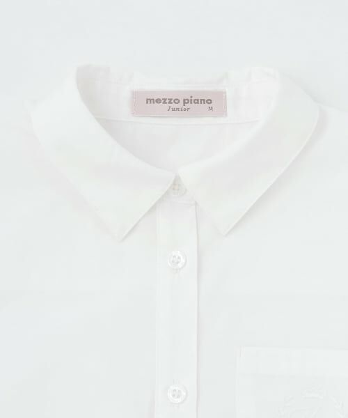mezzo piano junior / メゾピアノジュニア シャツ・ブラウス | エンブレム刺しゅうブラウス | 詳細2