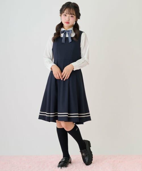 mezzo piano junior / メゾピアノジュニア シャツ・ブラウス | エンブレム刺しゅうブラウス | 詳細9