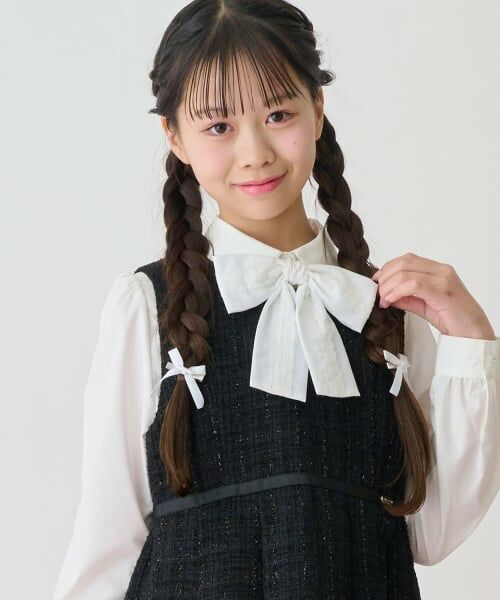mezzo piano junior / メゾピアノジュニア シャツ・ブラウス | レースリボンタイブラウス | 詳細7
